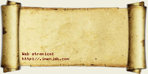 Jesenka Lisinac vizit kartica